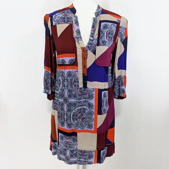 Anthropologie Dresses & Skirts - Anthro Maeve 'Taryn' Crepe Shift Paisley Dress